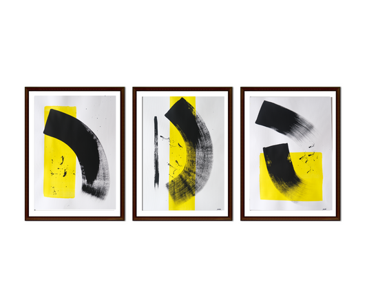 Triptyque de Jaune